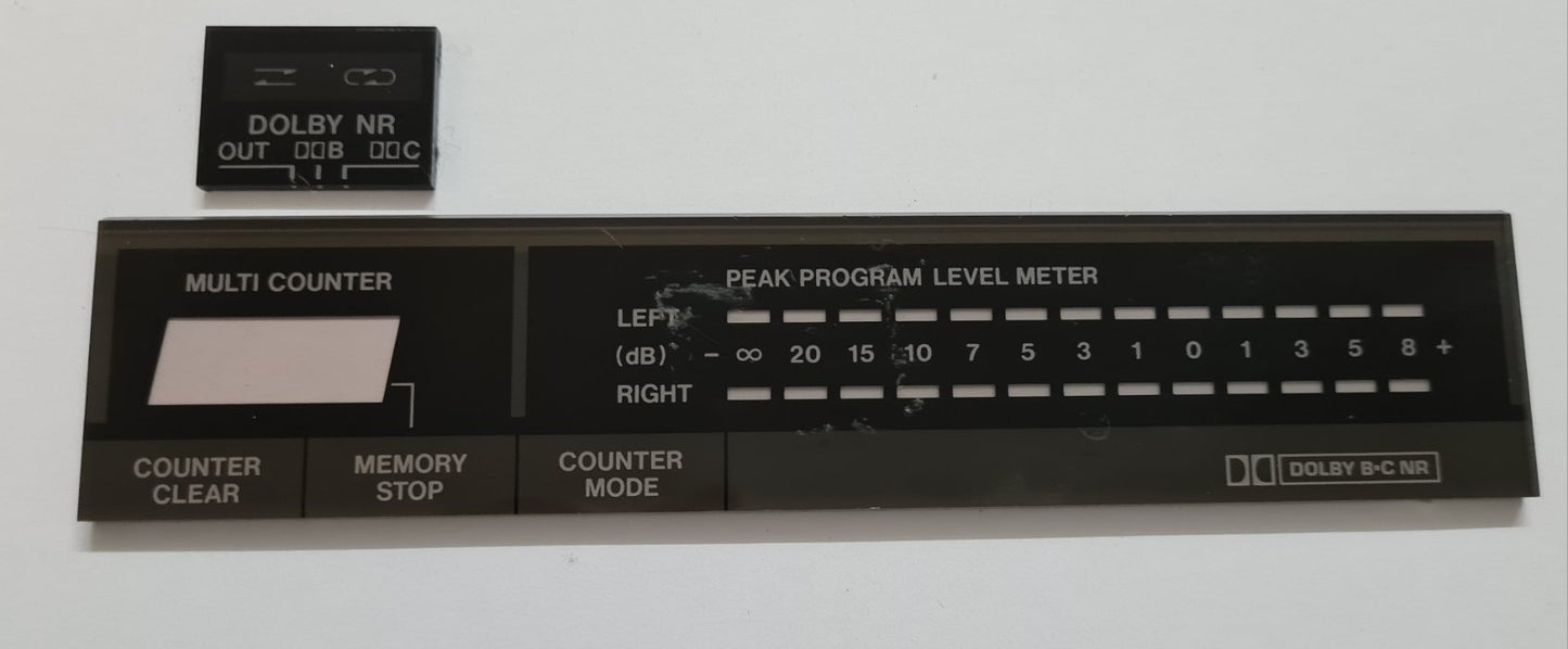 Tascam 112R Perspex VU cover