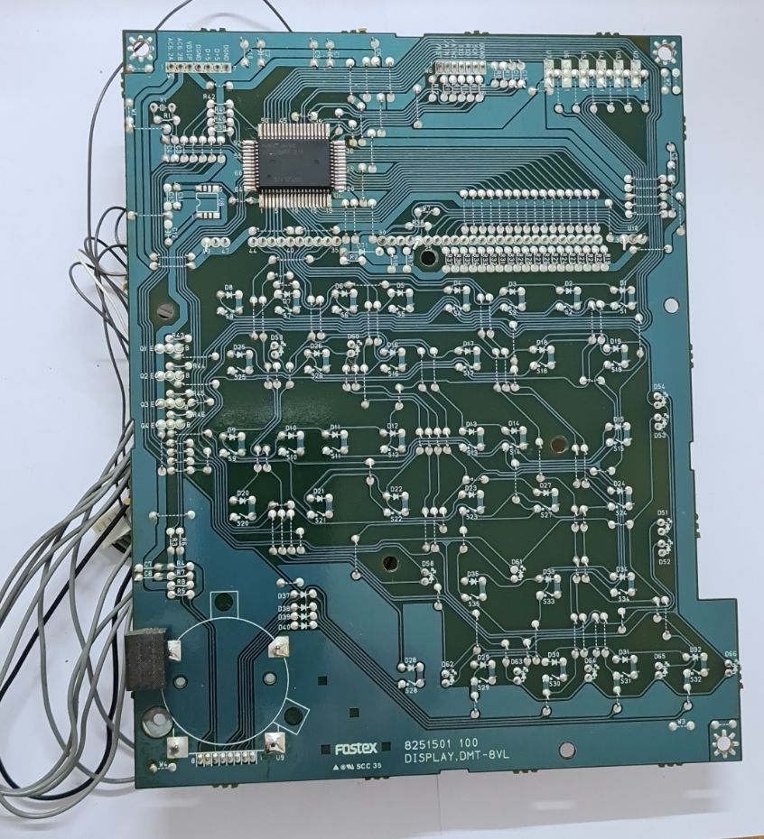 FOSTEX DMT-8VL PCB 8251501-100 DISPLAY PCB