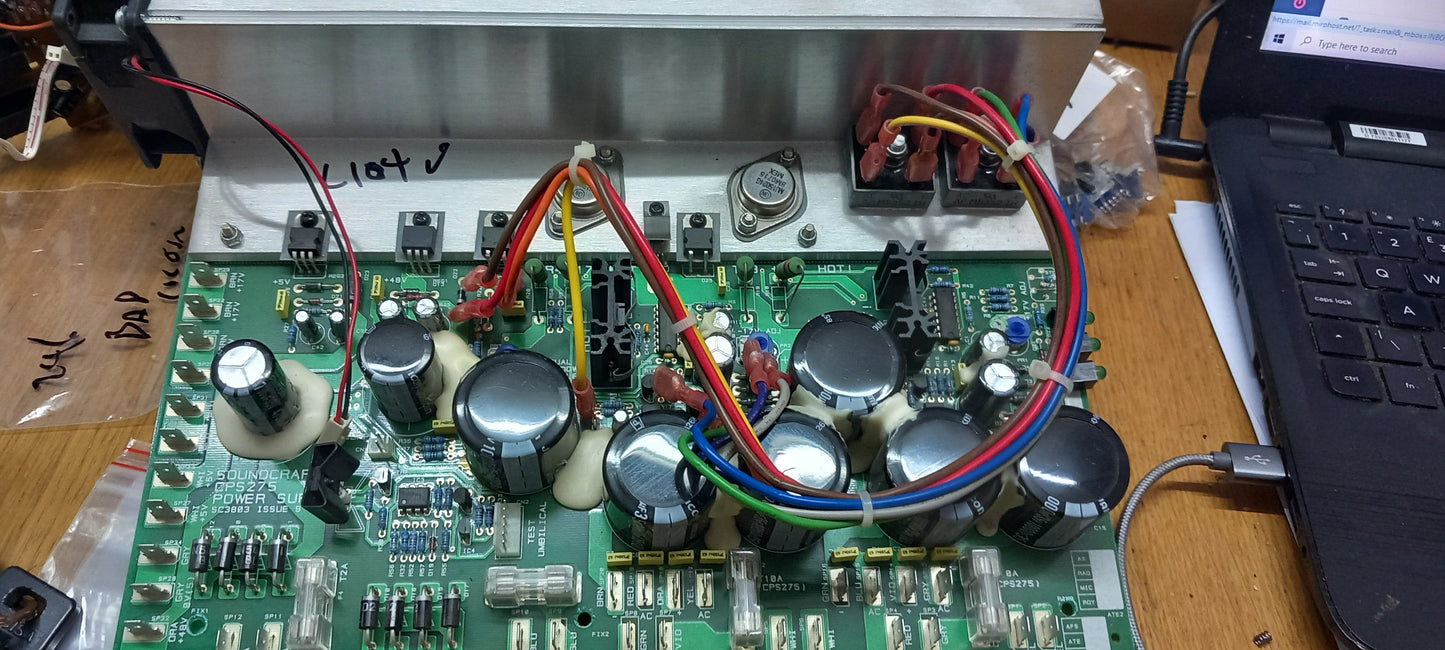 CPS-275 SOUNDCRAFT POWER SUPPLY PCB SC3803B
