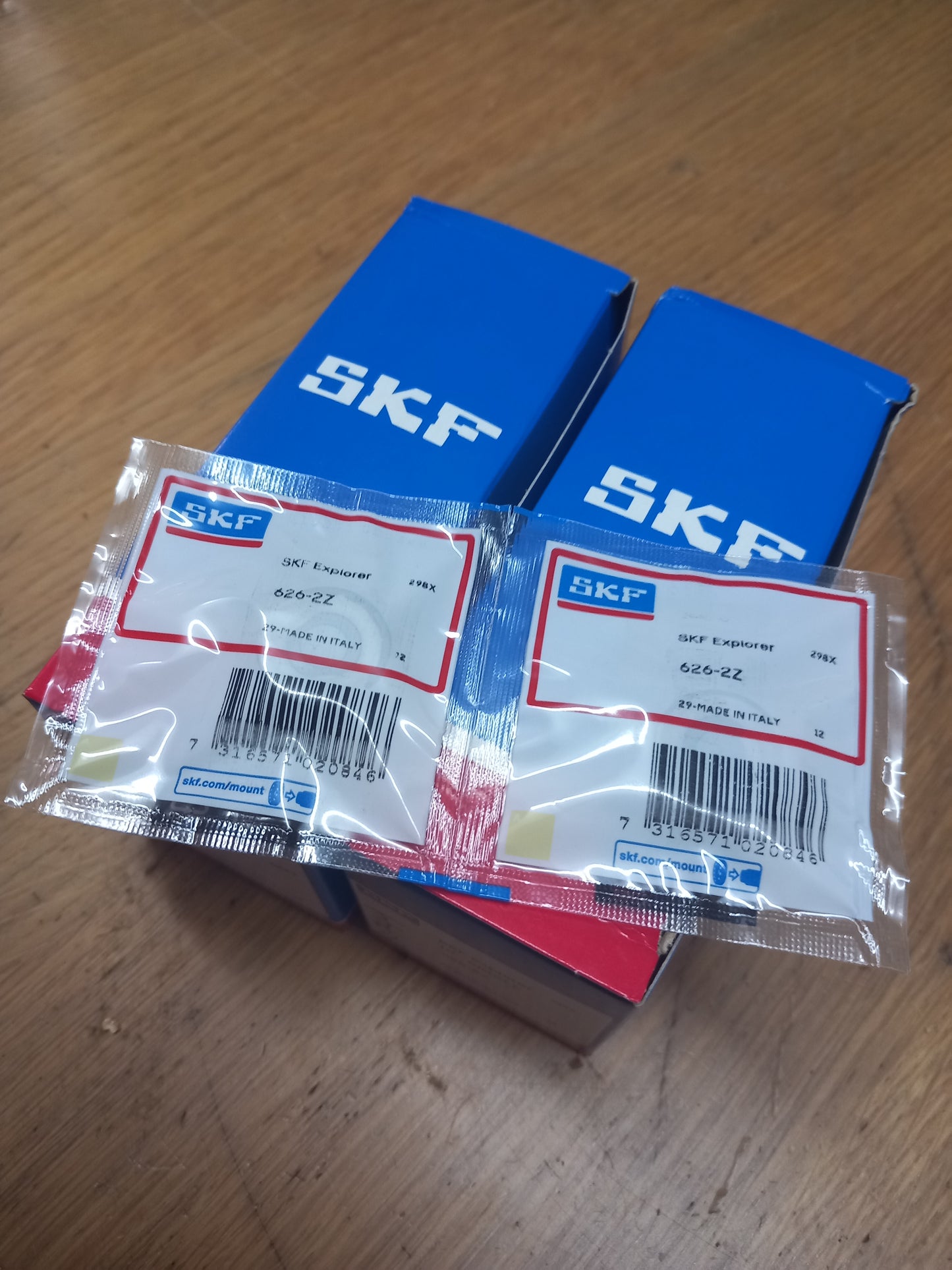 SKF 625-ZZ 626-ZZ Etc Bearings for repairing tape recorders and other units