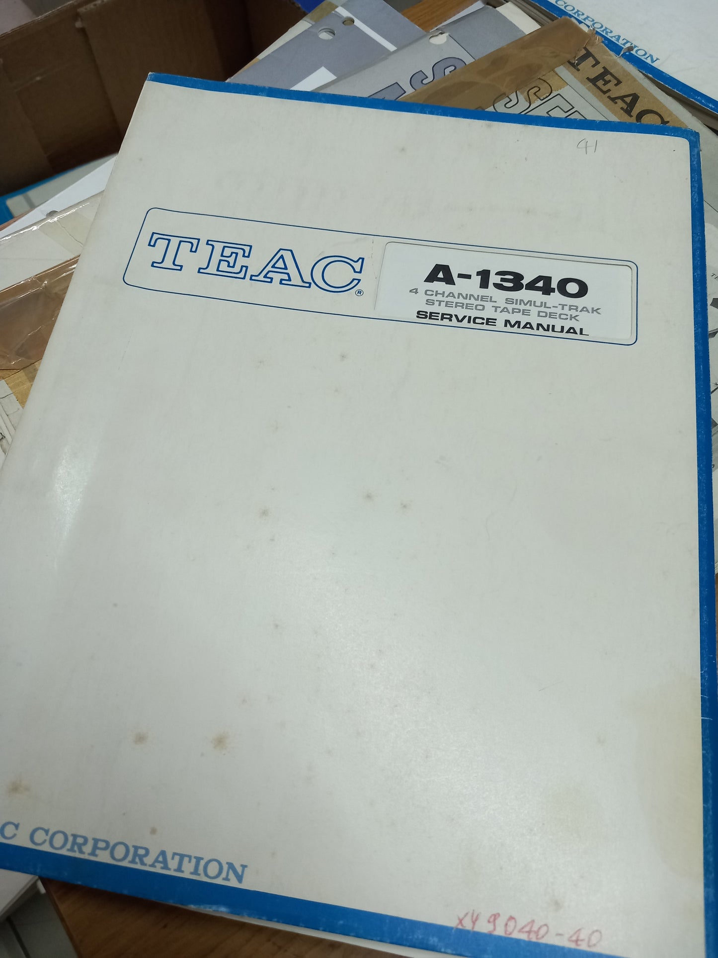 Teac A-1340 service manual