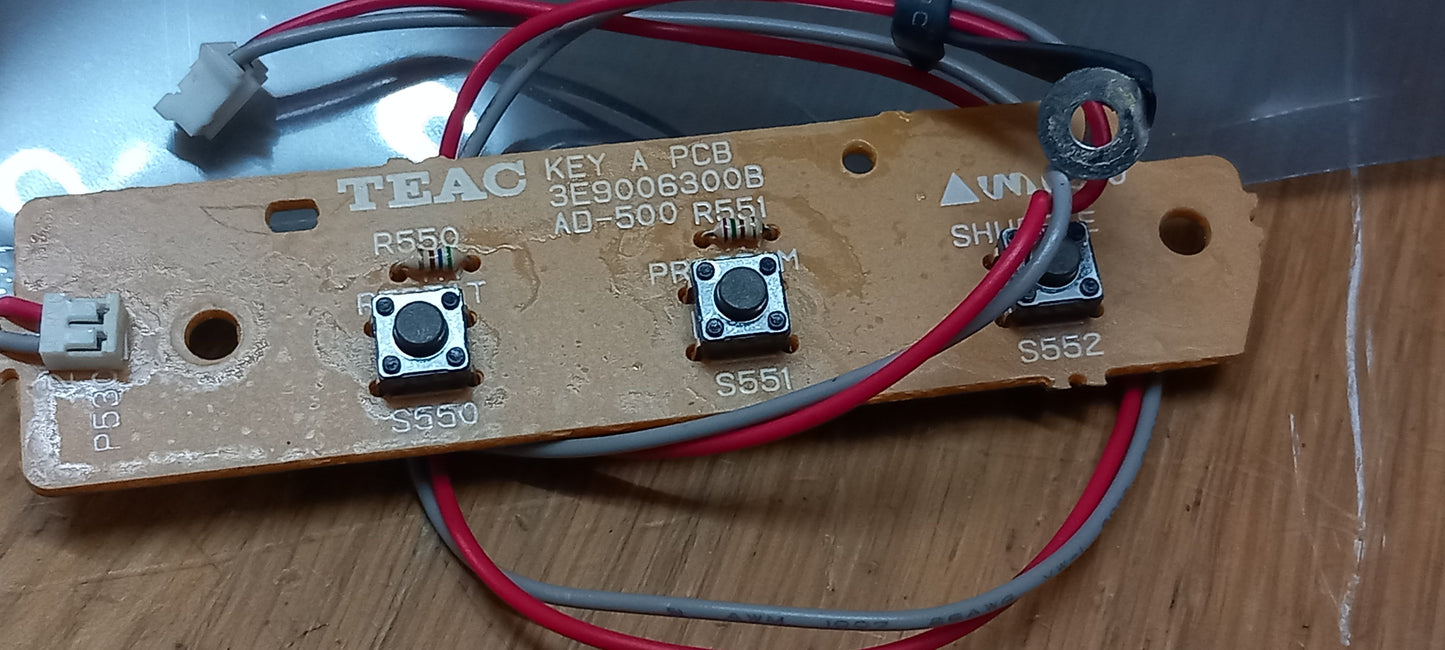 TASCAM CD-A500 3E9006300B SWITCH PCB