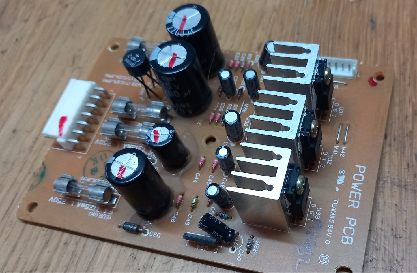 TASCAM M-08 91551633 00 POWER PCB