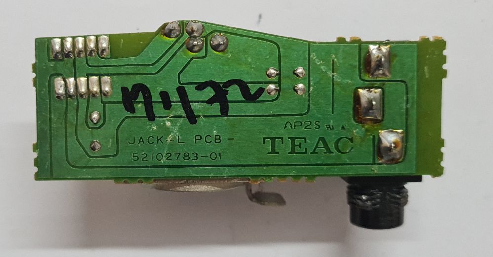 Tascam 644 jack l pcb 52102783-01