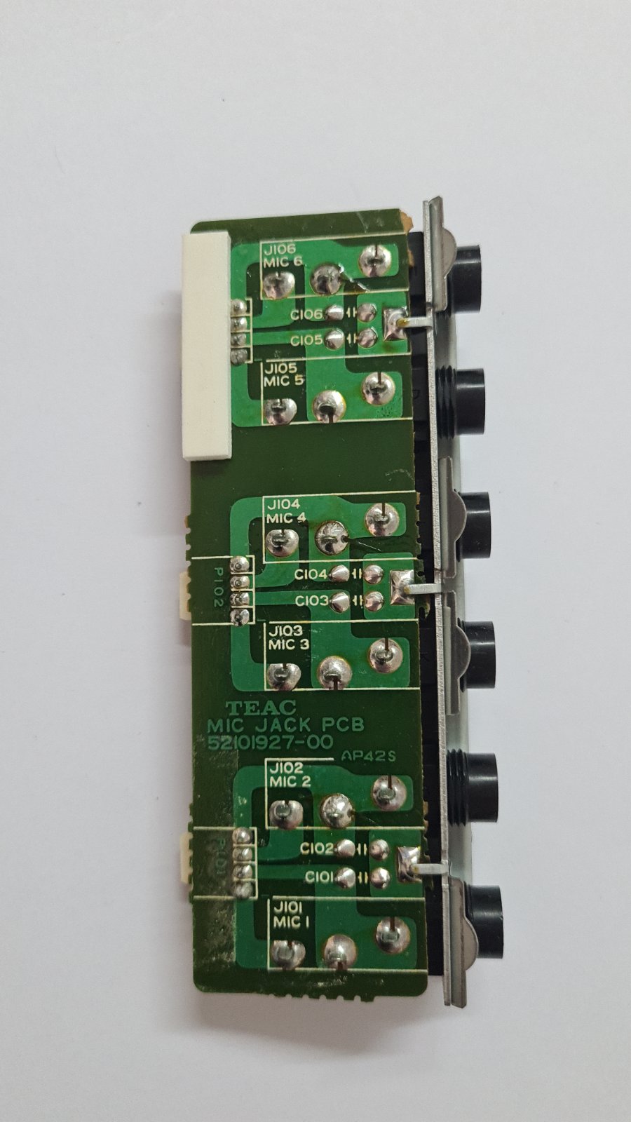 Teac Tascam, M-06 mic jack pcb 52101927-00