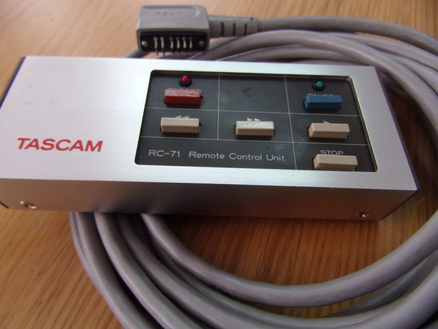 Tascam RC-71 remote control long lead and plug