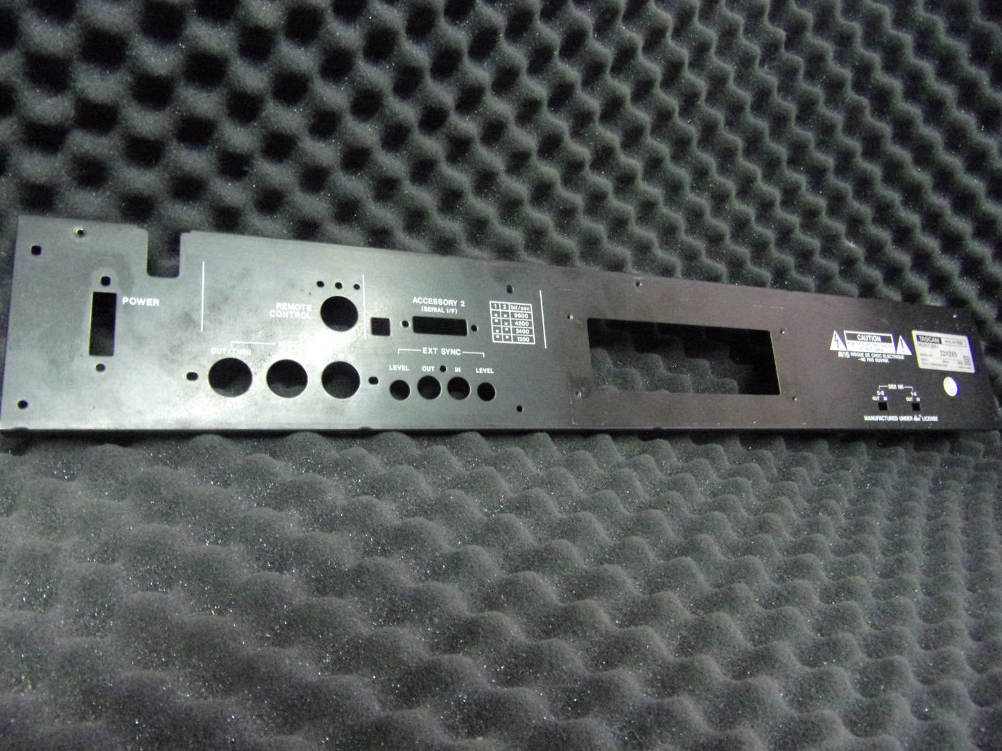 Tascam 688 rear panel
