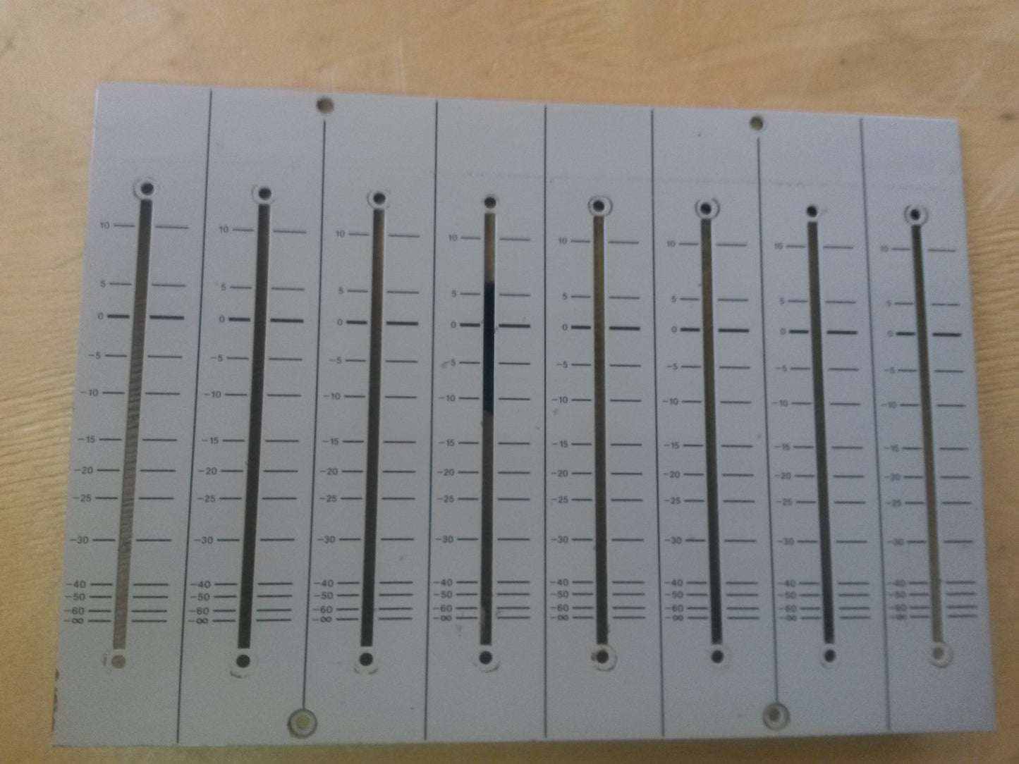 Tascam M3500 fader metal Panel 8 way