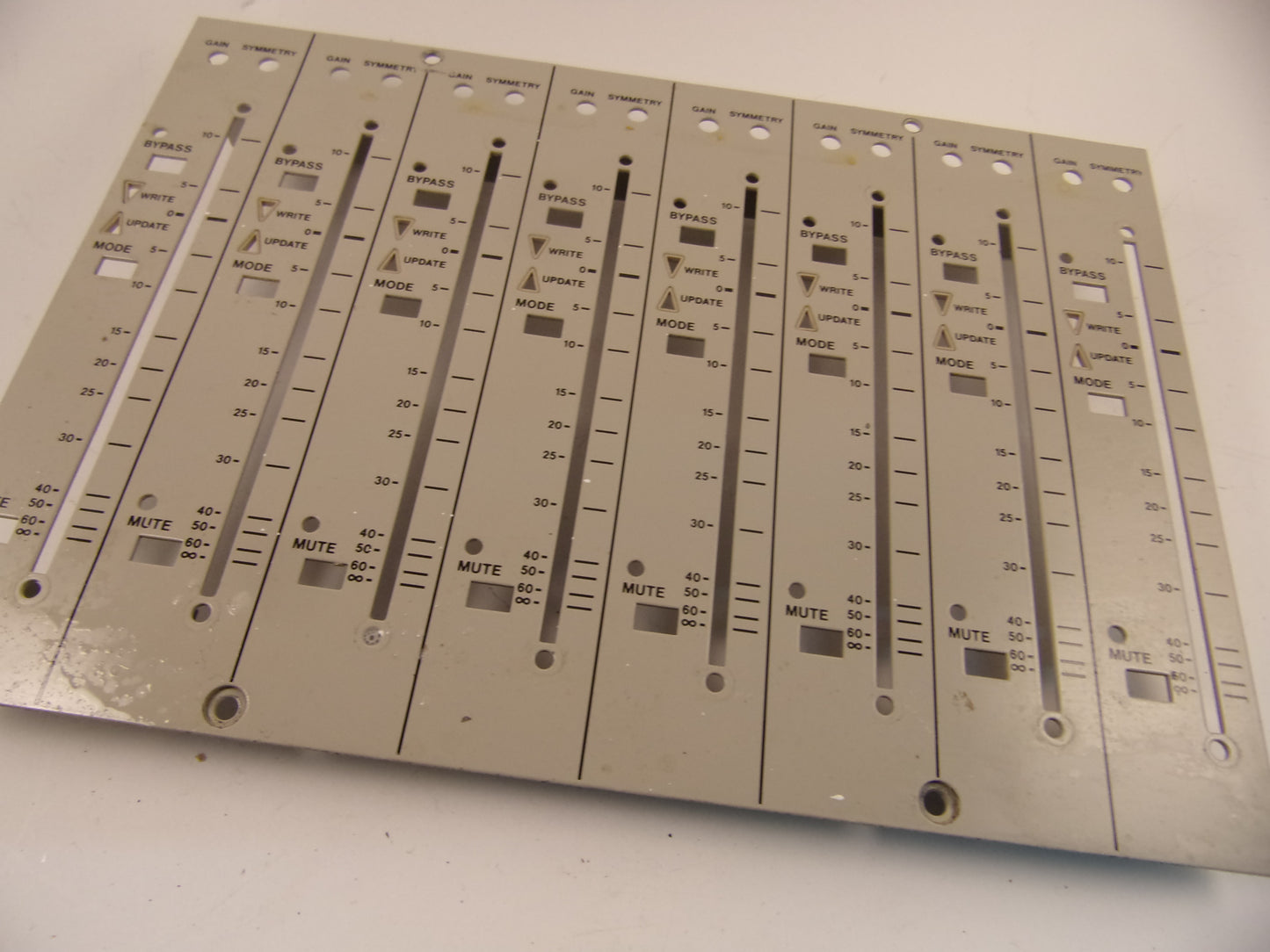 Tascam M-3700 fader panels in two variants