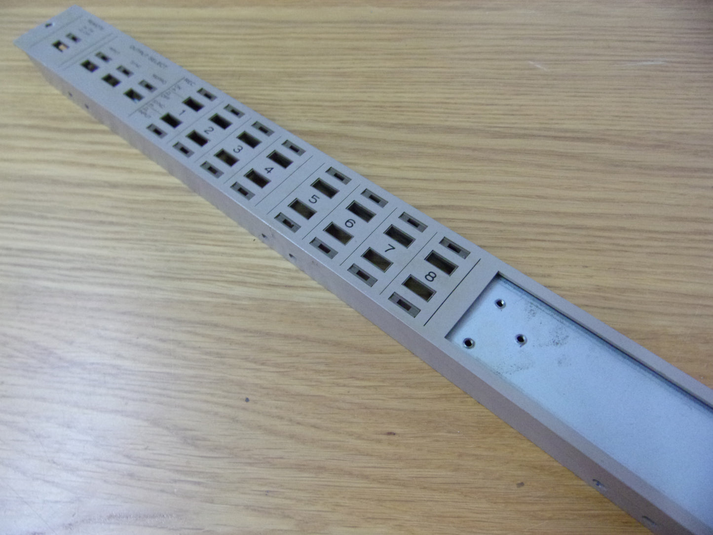 Tascam 58 remote front panel