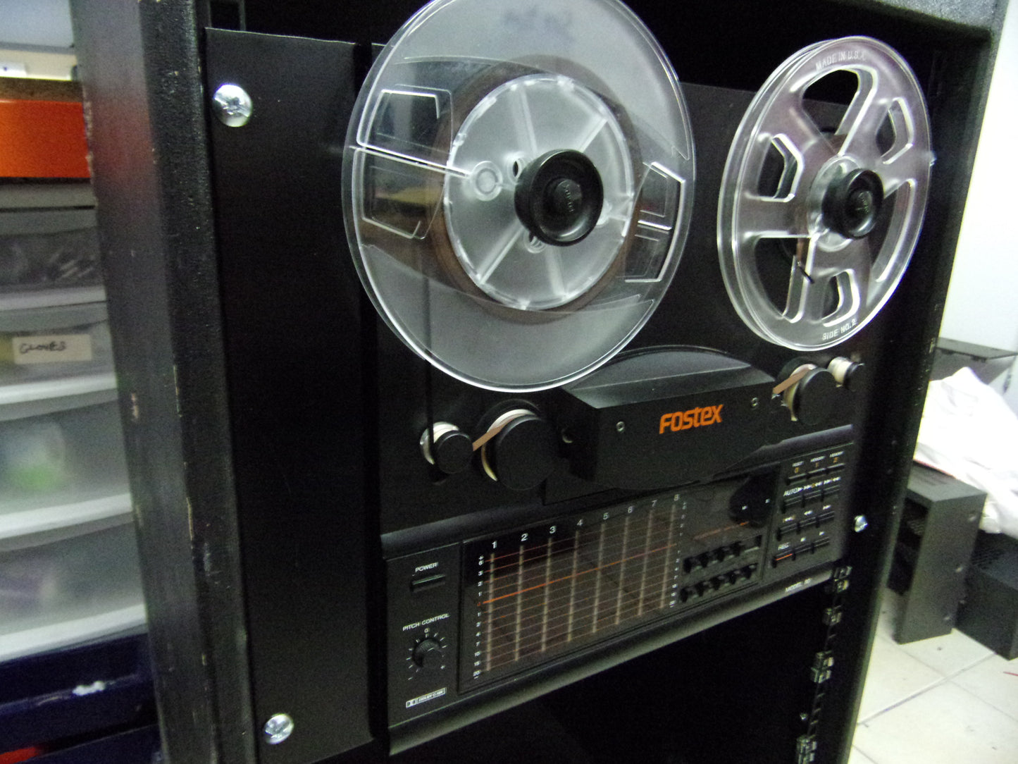 Various Tascam TEAC Fostex Rack Ears Rails black (pair) R8 38 22-2 X-300 X-7 X-3 A-2 A-4 A-8, Model 80 A-3440 A-3440S TSR-8
