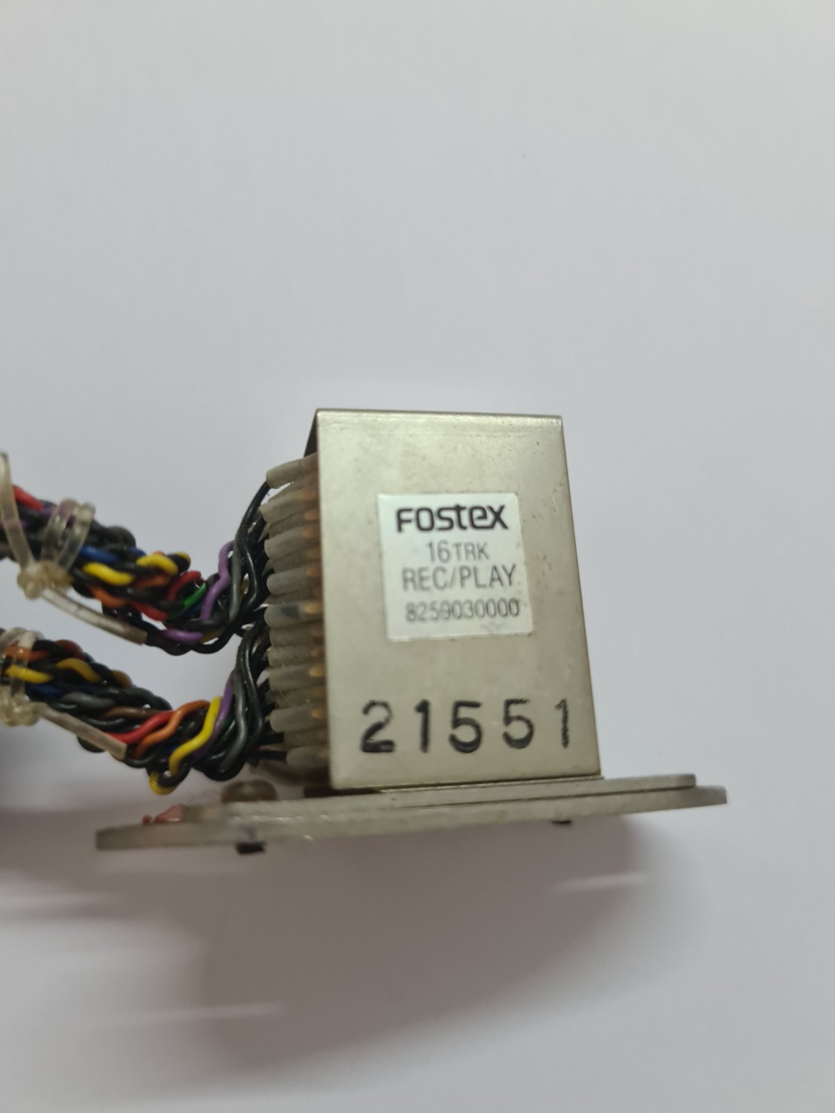 Fostex 16 track G16 G16S rec/play head 825903000 very very rare relapped tested