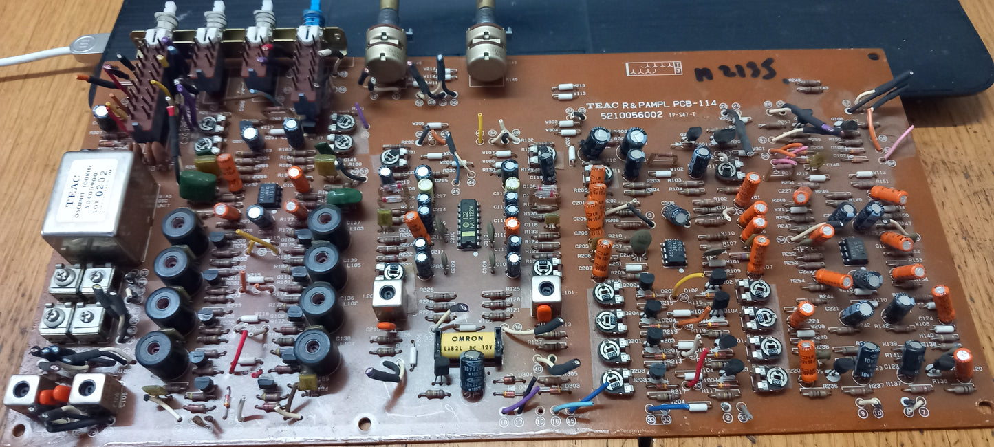 Tascam Teac PCB-114 5210056002  52100560-02 please read