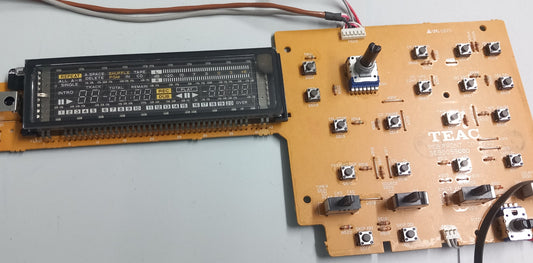 Tascam CD-A500 DISPLAY PCB FRONT 3E9005900D OR  3E9005900B