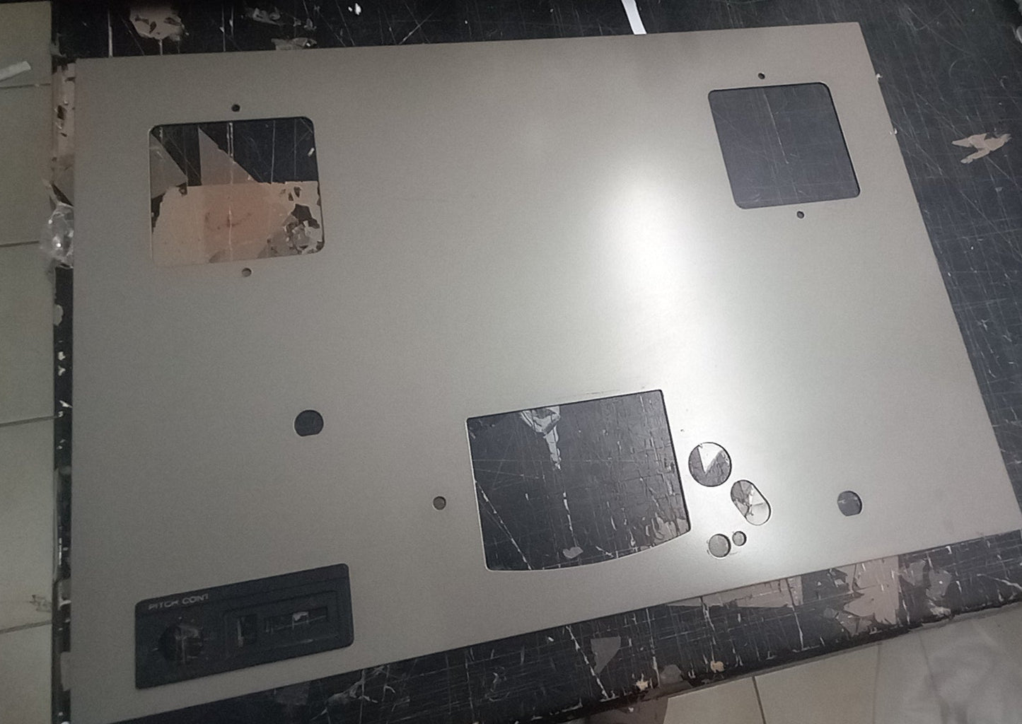 TEAC A-3440 Reel to Reel PLAYER RECORDER ORIGINAL PART - TOP FRONT PANEL