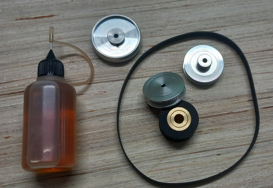 Fostex R8  Service gear and capstan belts repair and restoration bundle kit ( set 1)