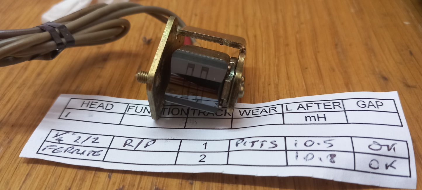Sony TC-399 record play erase heads