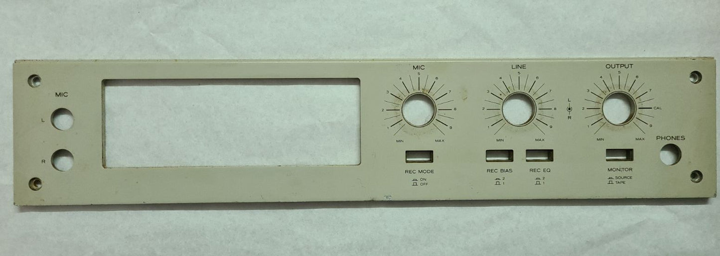 TEAC X-10R LOWER FRONT PANEL