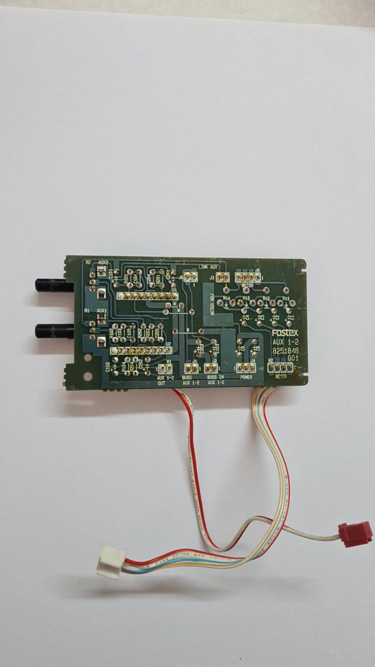 Fostex 2016 line mixer pcb aux 1-2 8251848 001