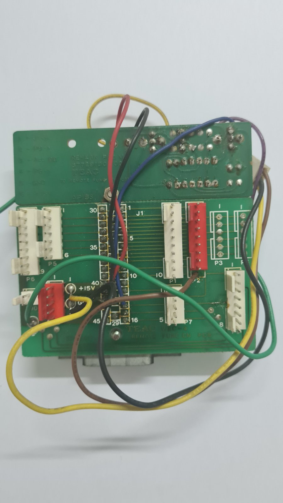 Tascam ATR-60 remote funcn pcb 57723130