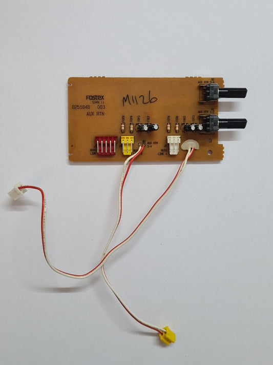 Fostex 2016 line mixer pcb aux return 8251848 003