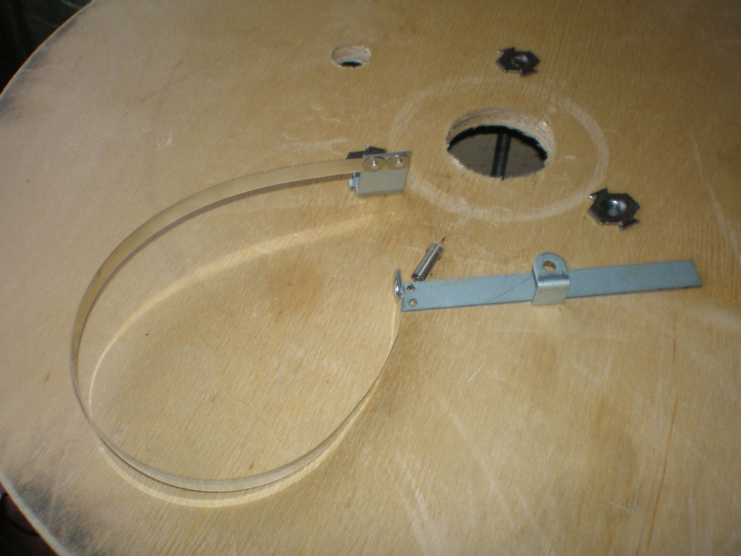 Tascam TSR-8 and others  brake bands left hand side.