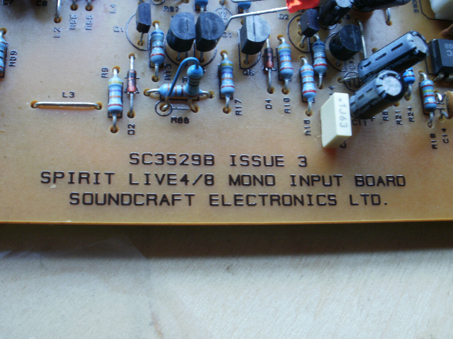 Soundcraft Spirit Live 4-8  4-2 input channel  SC3529B ISS 3 ISS6