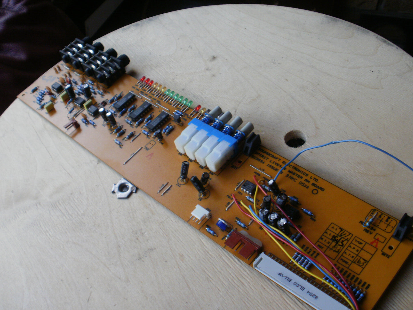 Soundcraft Spirit Live 4-8 Master RH Board SC3534 ISS 3 and ISS 4