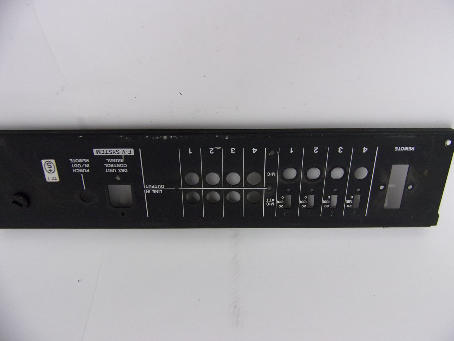 Tascam 34-B rear back connector panel