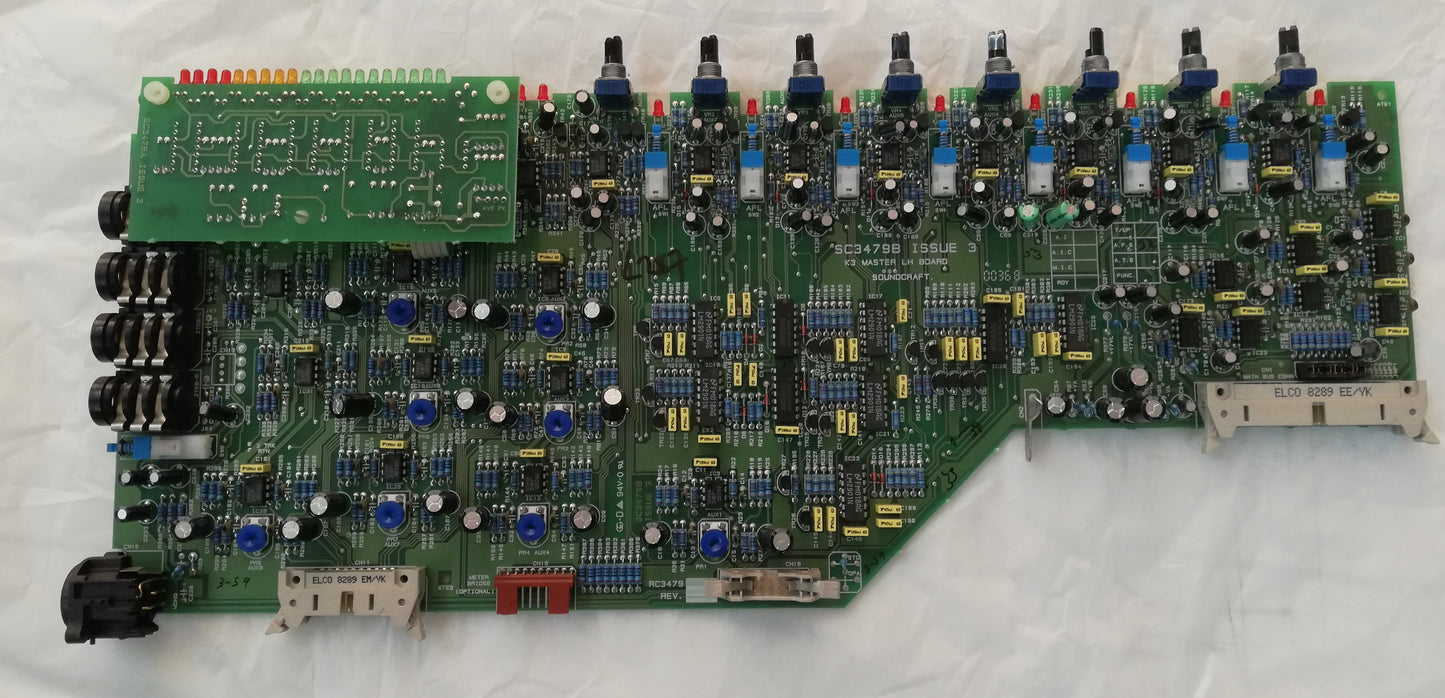 Soundcraft K3 pcb 3479B issue 3 Master LH board pcb