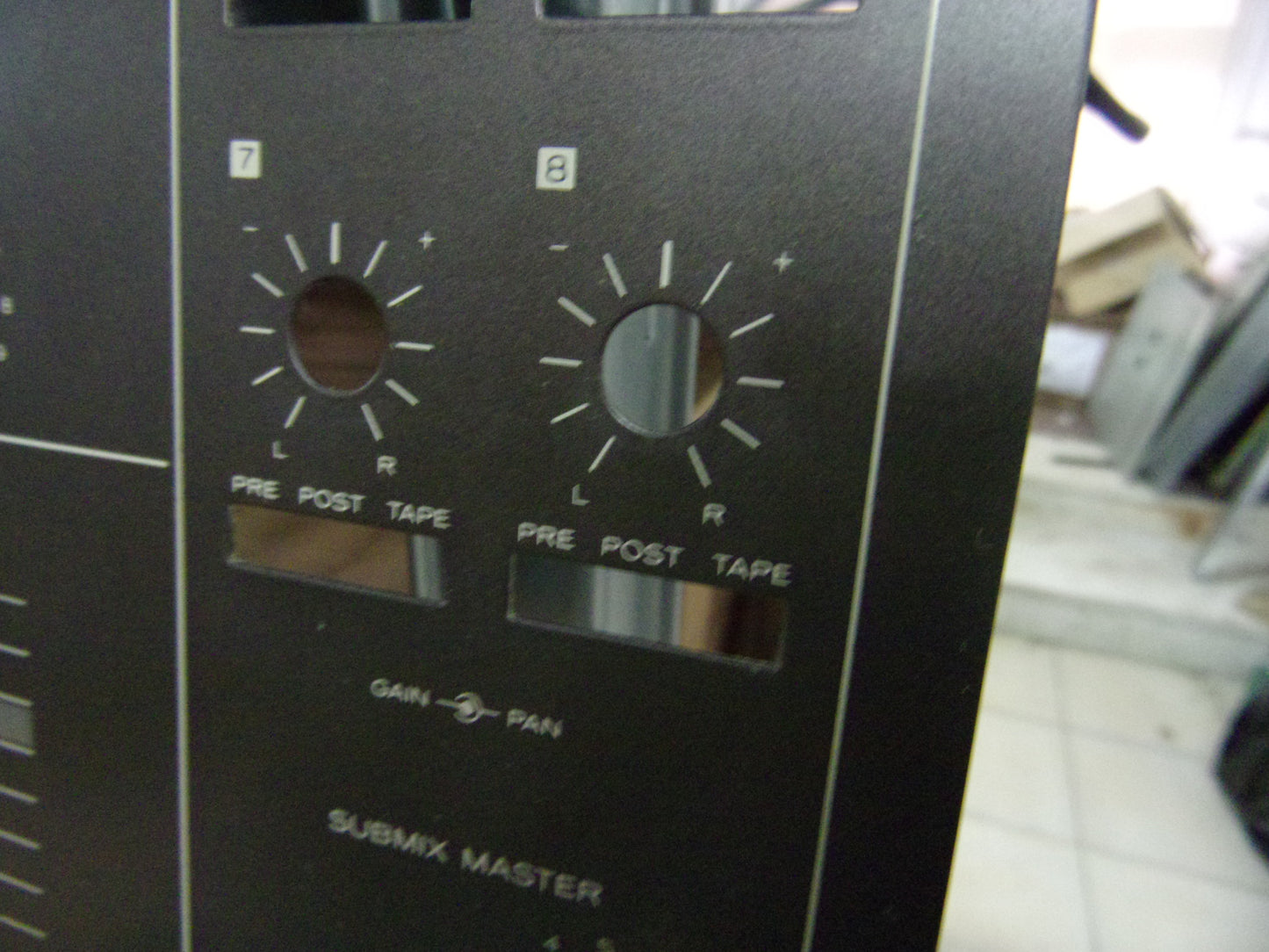 Tascam M-30 main top control panel
