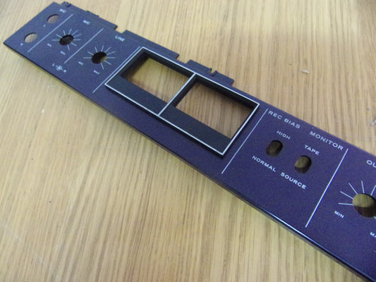 Teac A-1030 main front meter panel