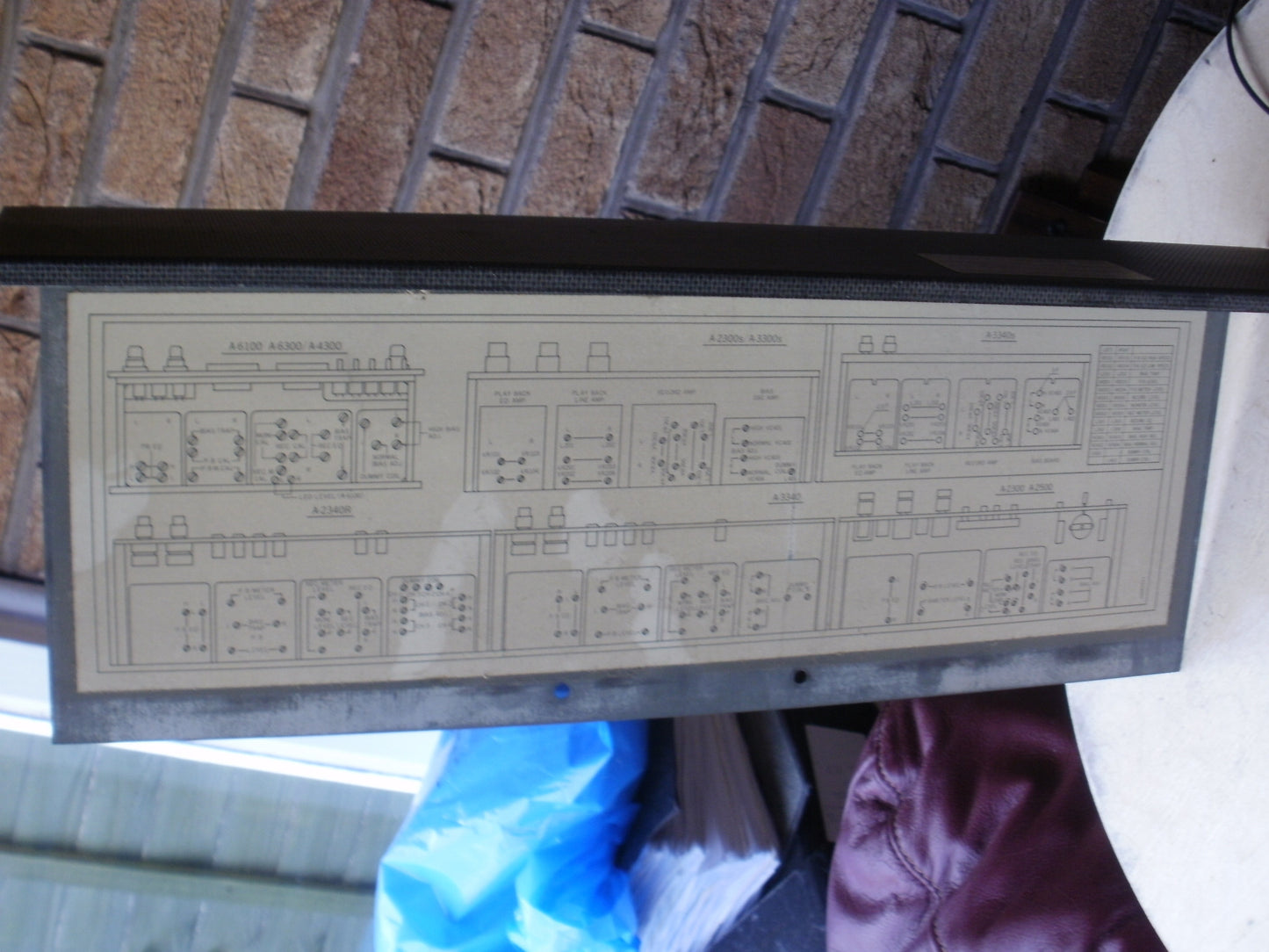 Teac A-3340S and others bottom panel