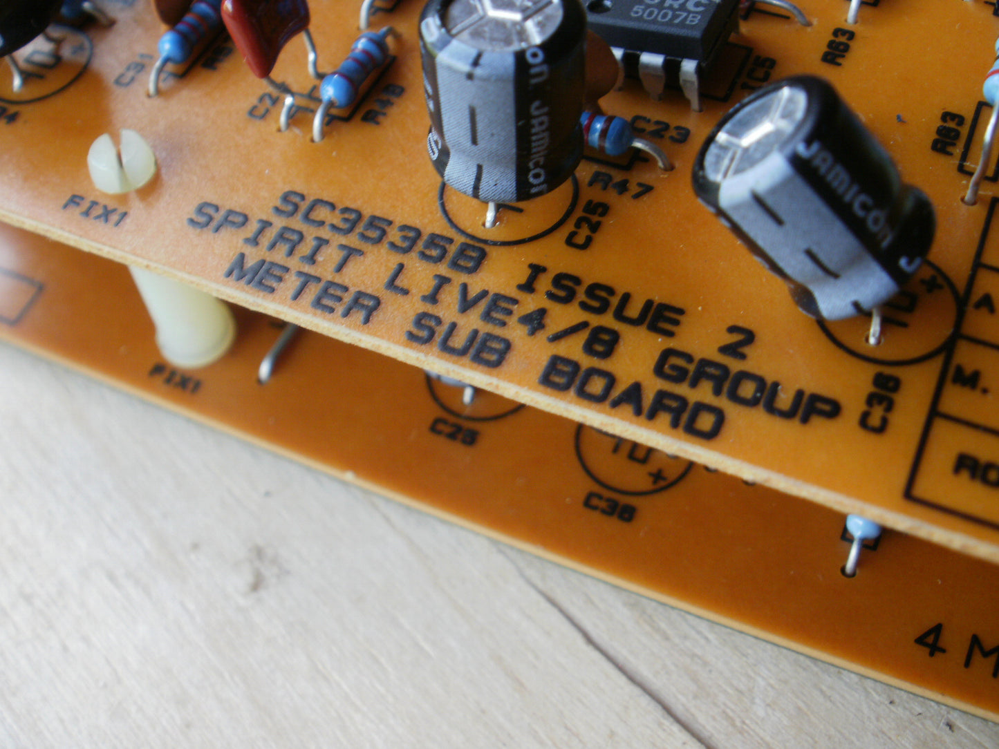 Soundcraft Spirit Live 4-8 group output board  SC3531B  And meter SC3535B various issues