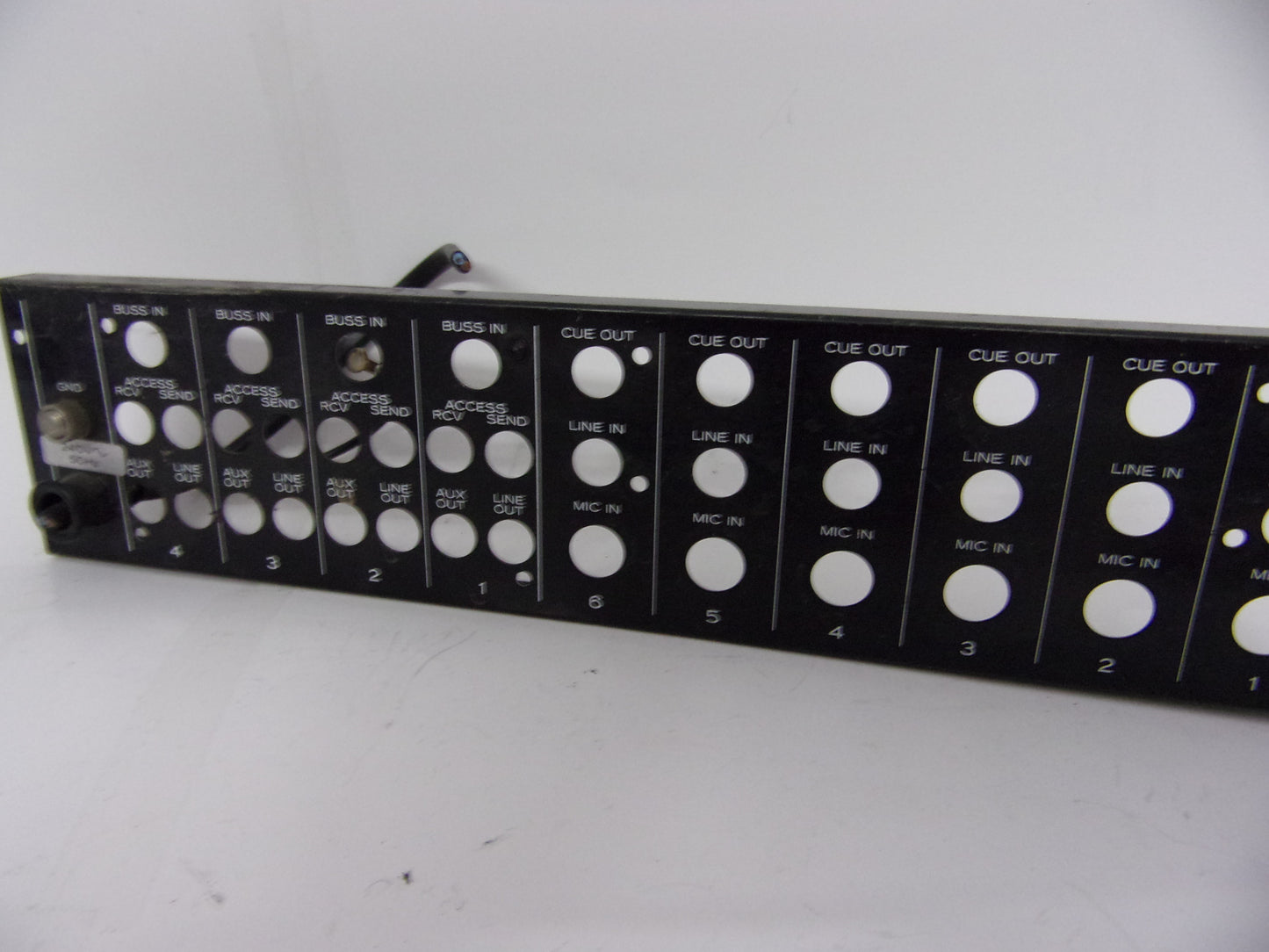 Teac 2A mixer rear panel