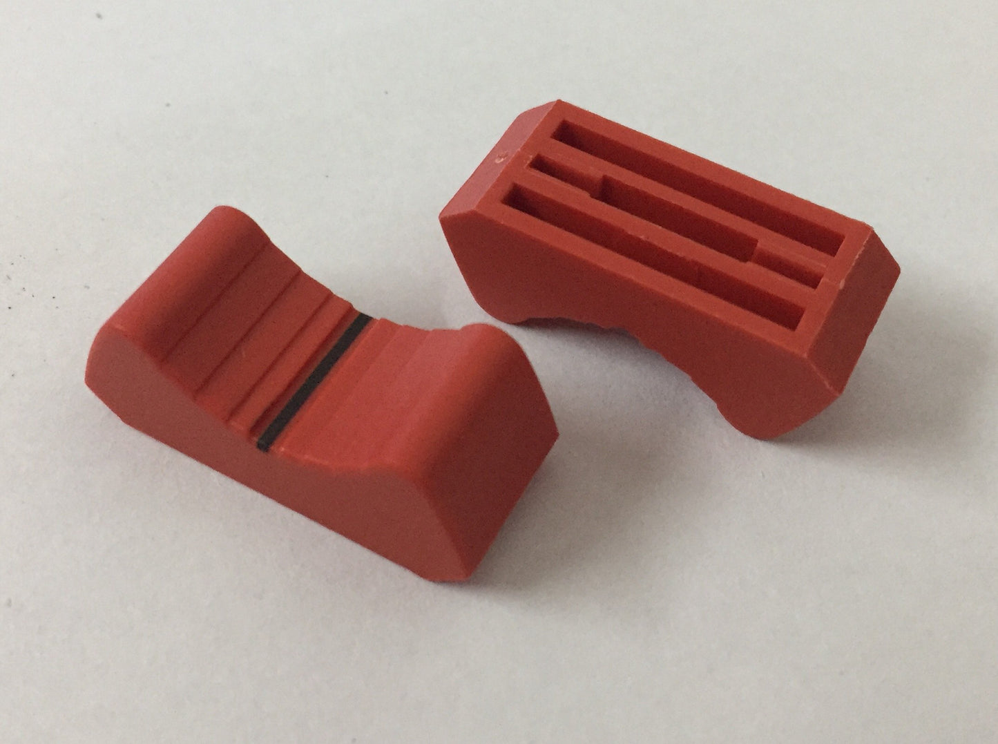 Fader caps knobs  for T tang 18.5mm Alps faders Soundcraft etc pack of 2