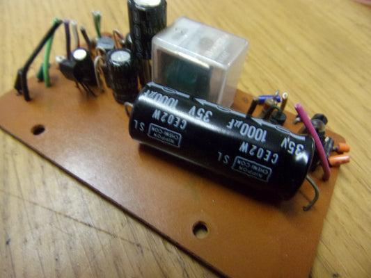 Teac A-1030 50484183 relay and cap pcb