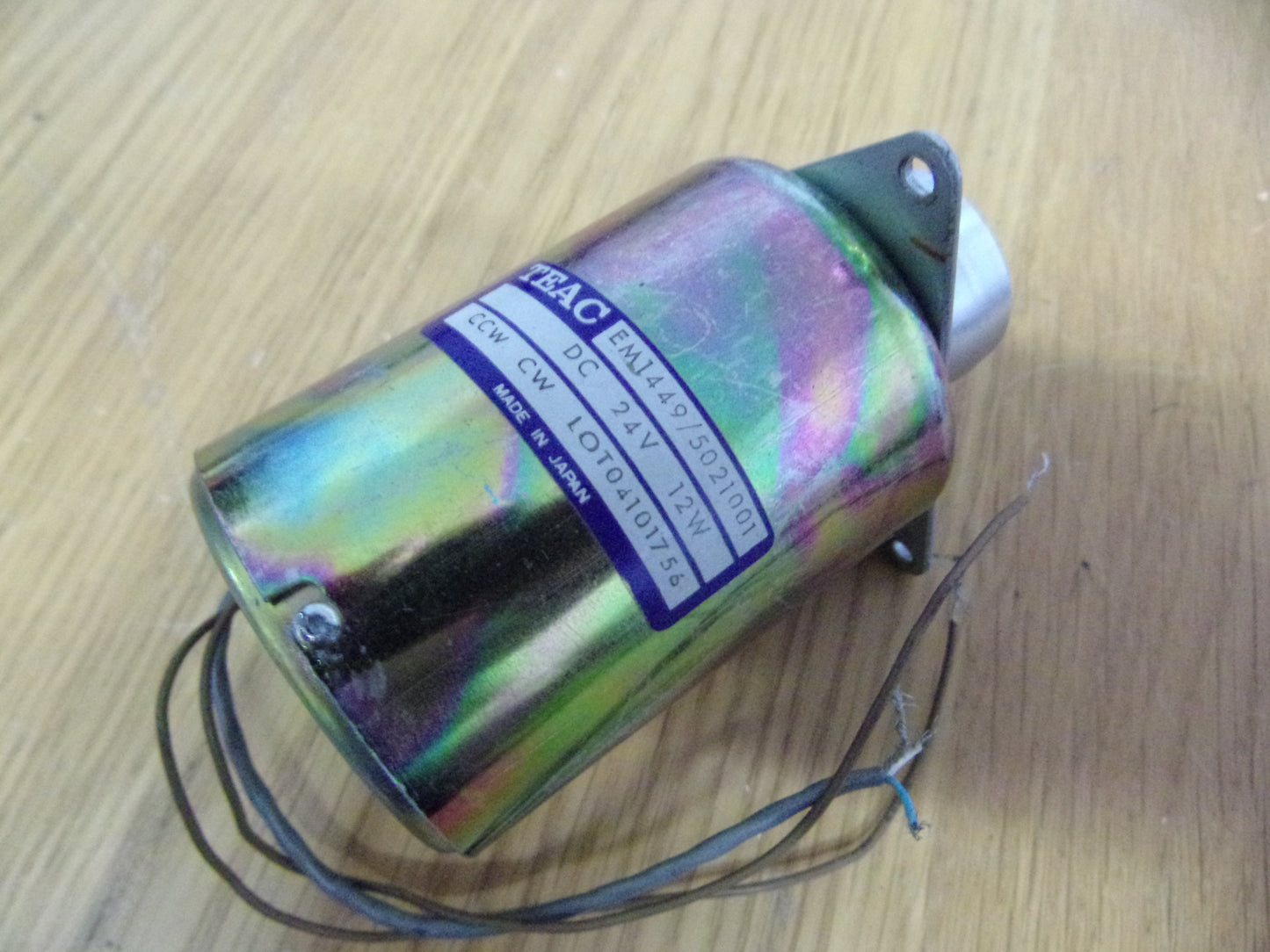 Teac Tascam capstan Motor model EM1449 second hand