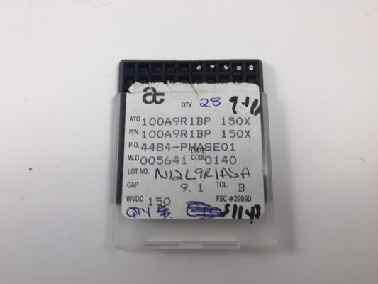 Copy of ATC 100A9R1BP 9.1PF 150X Porcelin RF Capacitor pac of 2
