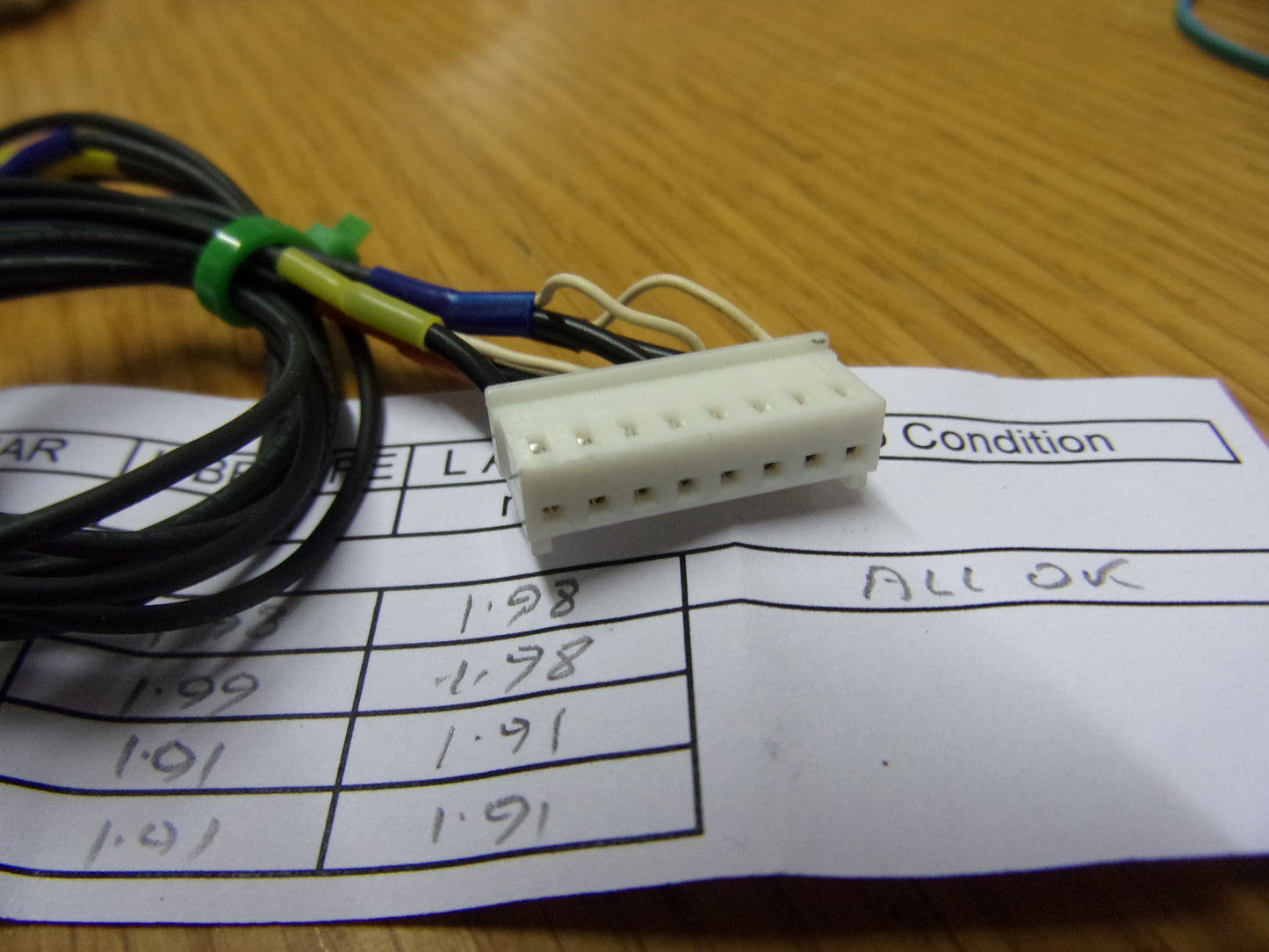 Teac 244 246 and others erase head 53786009 all 4 channels White 8 pin  Molex relapped