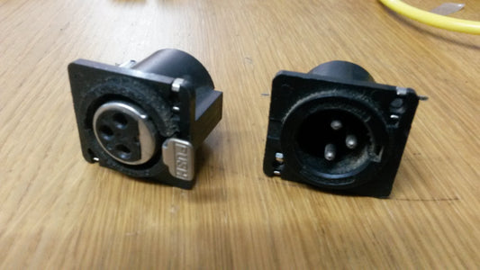M-1516 and others XLR sockets male or female