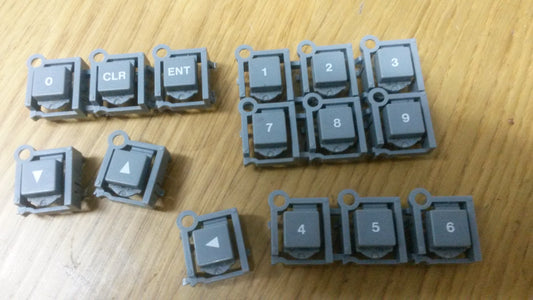 TM-D4000 and others pushbuttons Grey and white with indicators ff etc